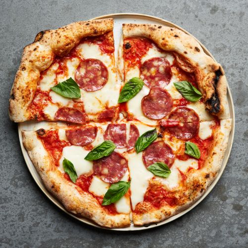 Beef Salami Pizza