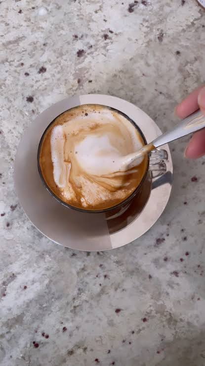 Hot malai coffee