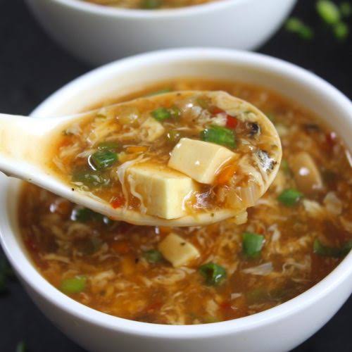 Hot and sour chicken soup