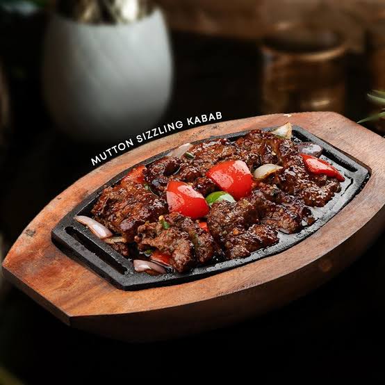 Mutton sizzling